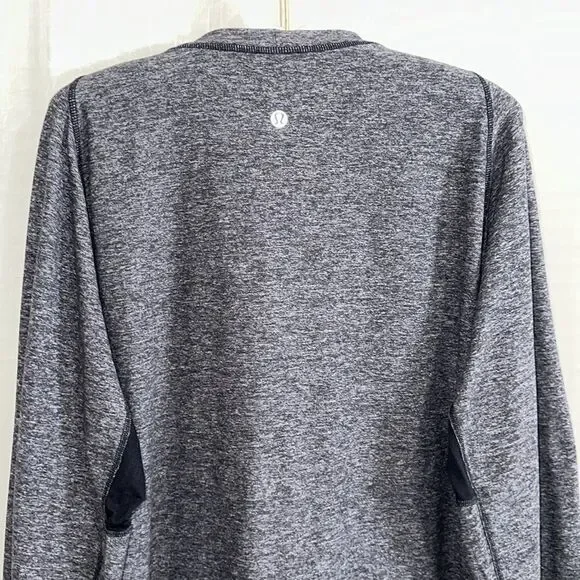 lululemon XL Men’s Charcoal Heather Gray Soft Long Sleeve Jersey Pullover